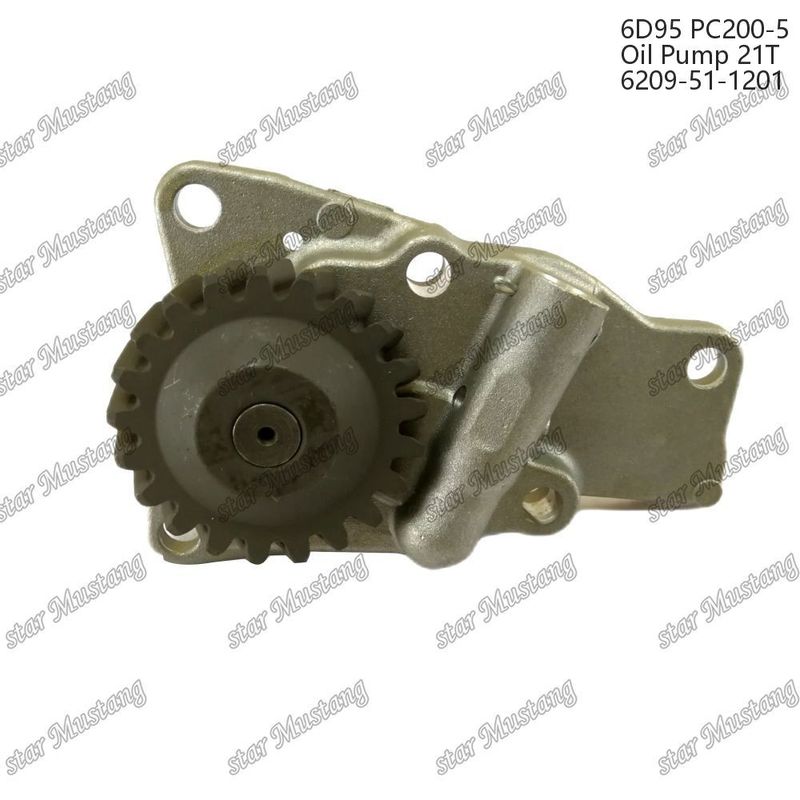 6d95 Pc200-5 Моторный насос масла 6209-51-1201 Подходит для Komatsu дизельных двигателей