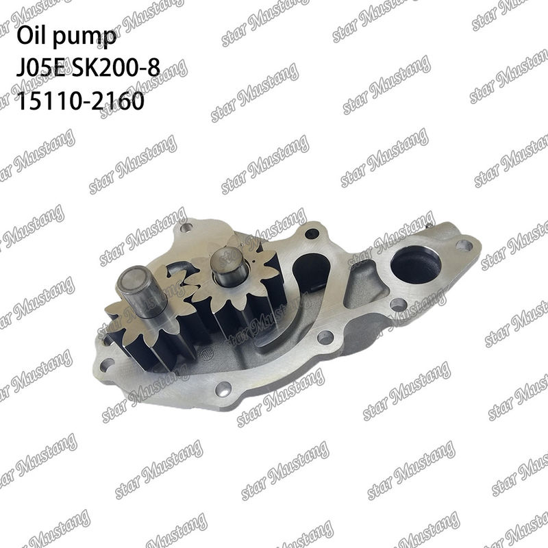 Масляный насос 15110-2160 15110-2160A двигателя дизеля J05E SK200-8 SK210LC-8 SK250-8 SK260LC-8 для Hino