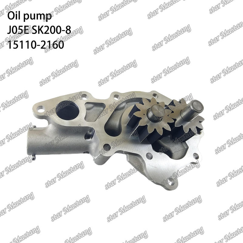 Масляный насос 15110-2160 15110-2160A двигателя дизеля J05E SK200-8 SK210LC-8 SK250-8 SK260LC-8 для Hino