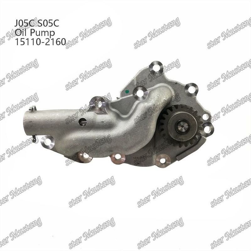 J05C S05C SK200-8 SK210-8 SK250-8 SK260-8 SK260-8E Масляный насос 15110-2160 Для ремонта двигателей Hino