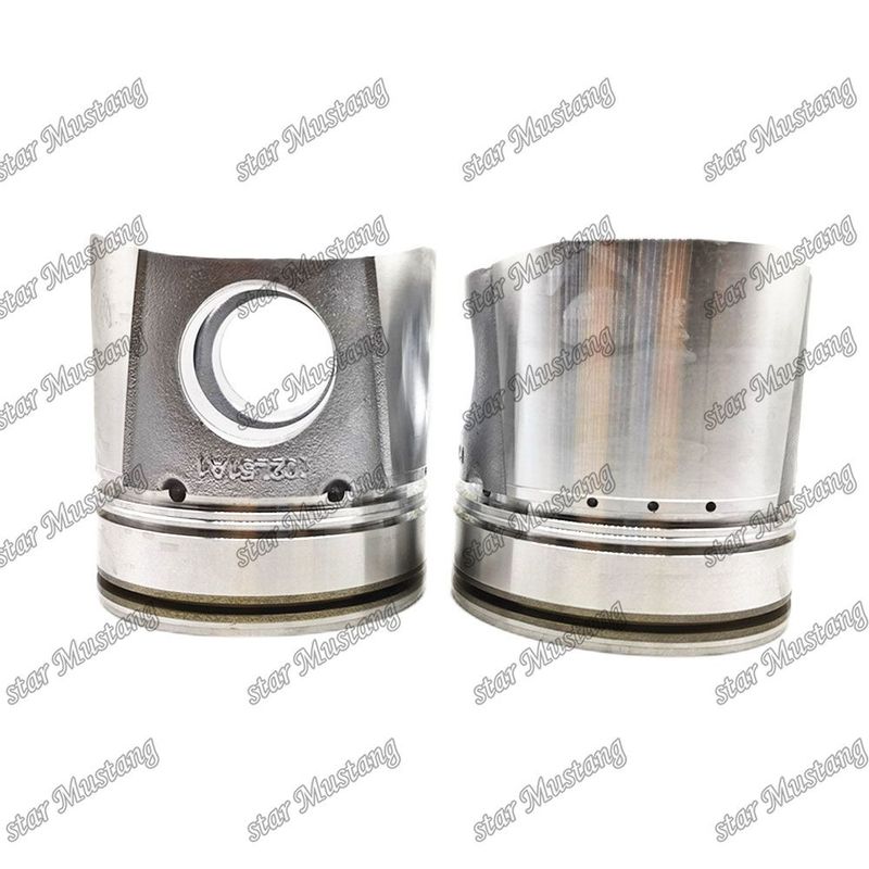 Пистон 4BT 4D102 6BT 6BT5.9 6D102 50мм Камера сгорания 6738-31-2110 6738-31-2111 3957795 3807795 Для Cummins Komatsu