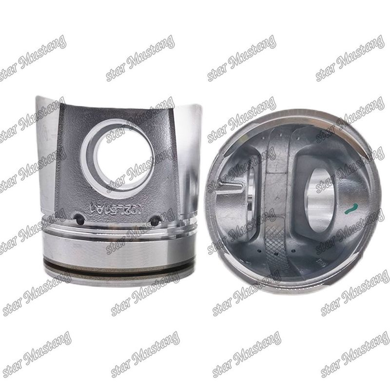 Пистон 4BT 4D102 6BT 6BT5.9 6D102 50мм Камера сгорания 6738-31-2110 6738-31-2111 3957795 3807795 Для Cummins Komatsu