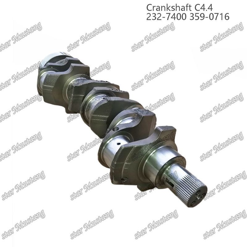 Краншафт C4.4 кованая сталь EFI 63 мм с шпагой 232-7400 359-071 для Caterpillar Diesel Engine Ремонтные части