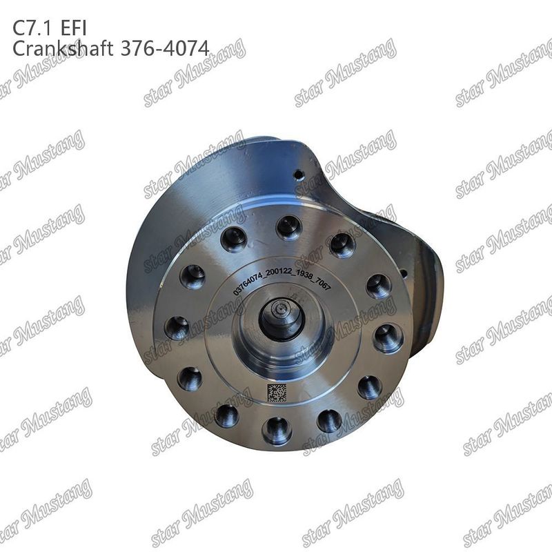 Краншафт C7.1 кованая сталь 376-4074 Электрическое впрыск для Caterpillar дизельных двигателей