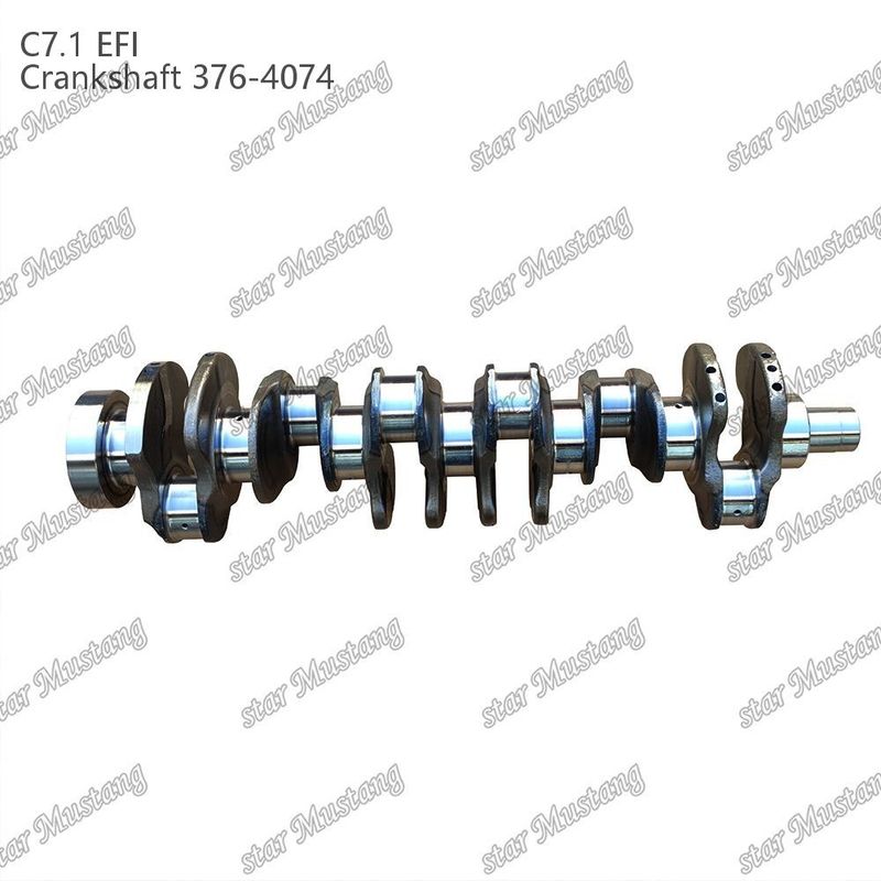 Краншафт C7.1 кованая сталь 376-4074 Электрическое впрыск для Caterpillar дизельных двигателей