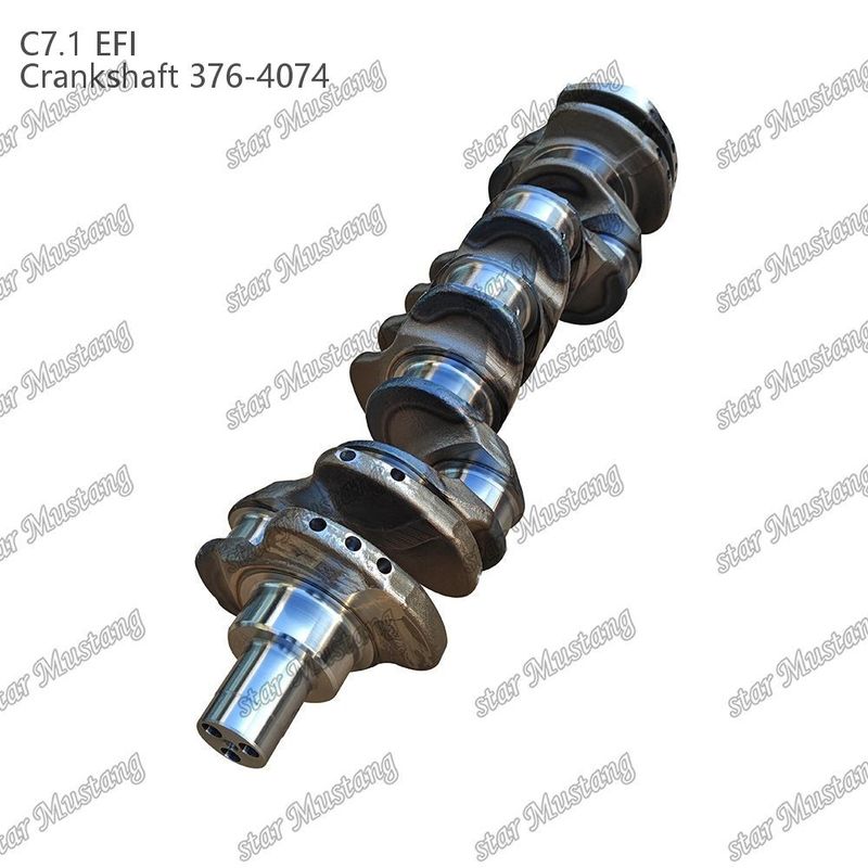 Краншафт C7.1 кованая сталь 376-4074 Электрическое впрыск для Caterpillar дизельных двигателей