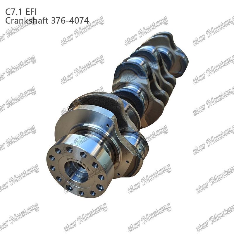 Краншафт C7.1 кованая сталь 376-4074 Электрическое впрыск для Caterpillar дизельных двигателей