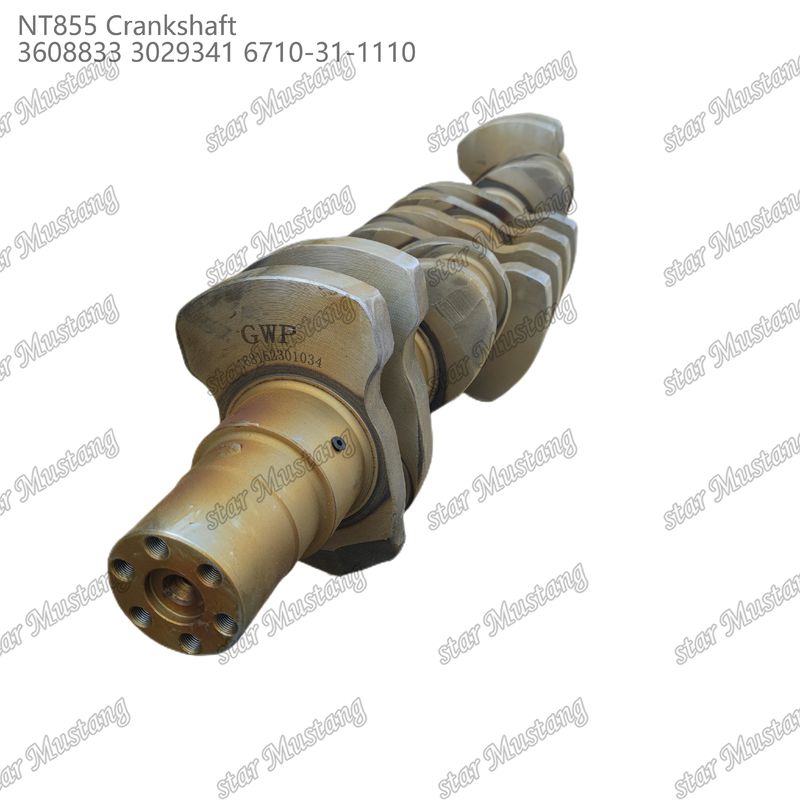 Краншафт NT855 кованая сталь 3608833 3029341 6710-31-1110 Для частей дизельных двигателей Cummins