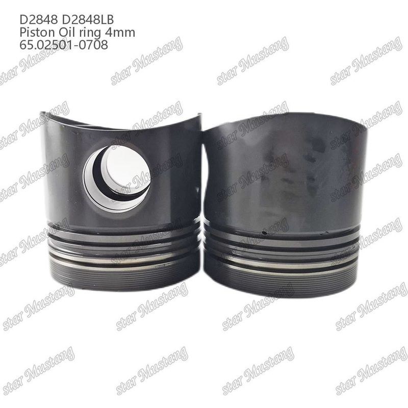Пистон D2848 D2848LB Масляный кольцо 4 мм 65.02501-0708 Для Doosan Дизельных двигателей Ремонтные части