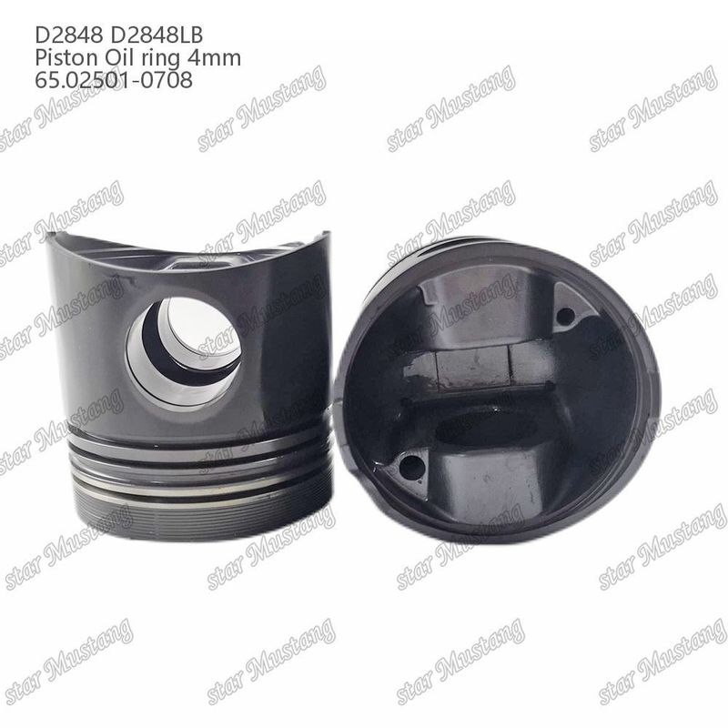 Пистон D2848 D2848LB Масляный кольцо 4 мм 65.02501-0708 Для Doosan Дизельных двигателей Ремонтные части
