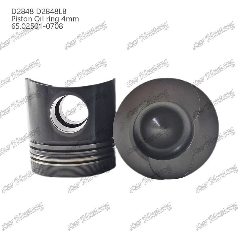 Пистон D2848 D2848LB Масляный кольцо 4 мм 65.02501-0708 Для Doosan Дизельных двигателей Ремонтные части