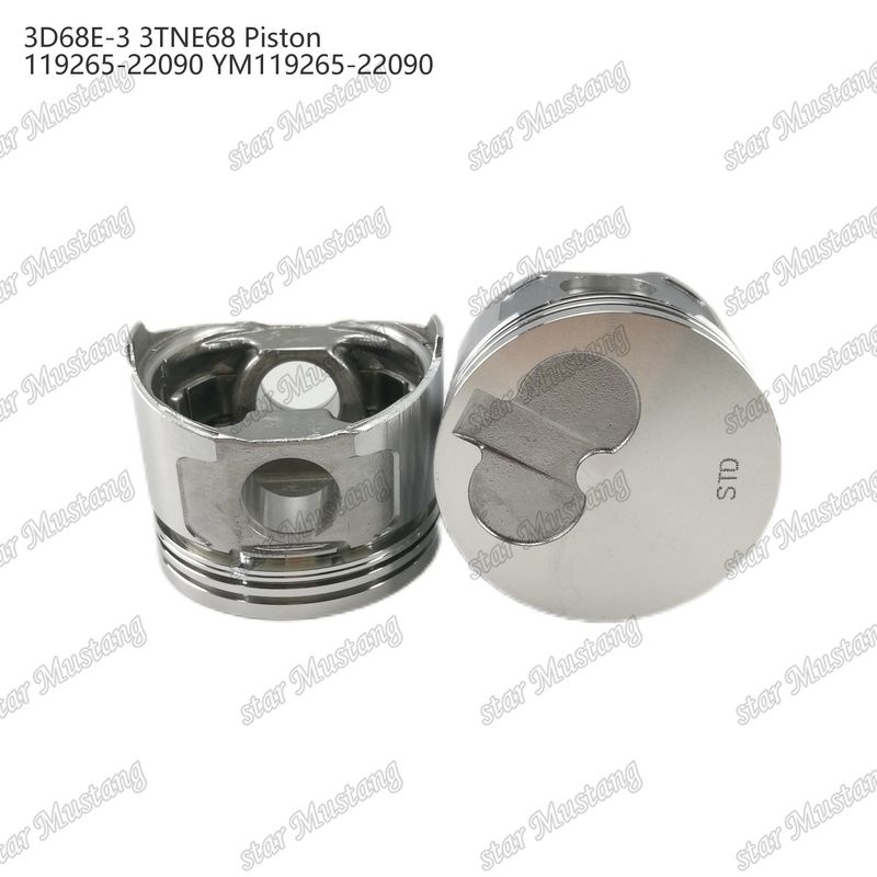 Пистон 3D68E-3 3TNE68 Высота 53 мм 119265-22090 YM119265-22090 Для Yanmar Дизельных двигателей Ремонтные части