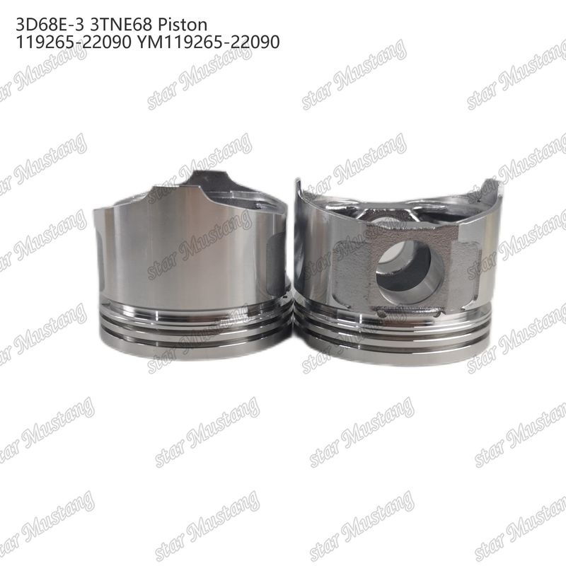 Пистон 3D68E-3 3TNE68 Высота 53 мм 119265-22090 YM119265-22090 Для Yanmar Дизельных двигателей Ремонтные части