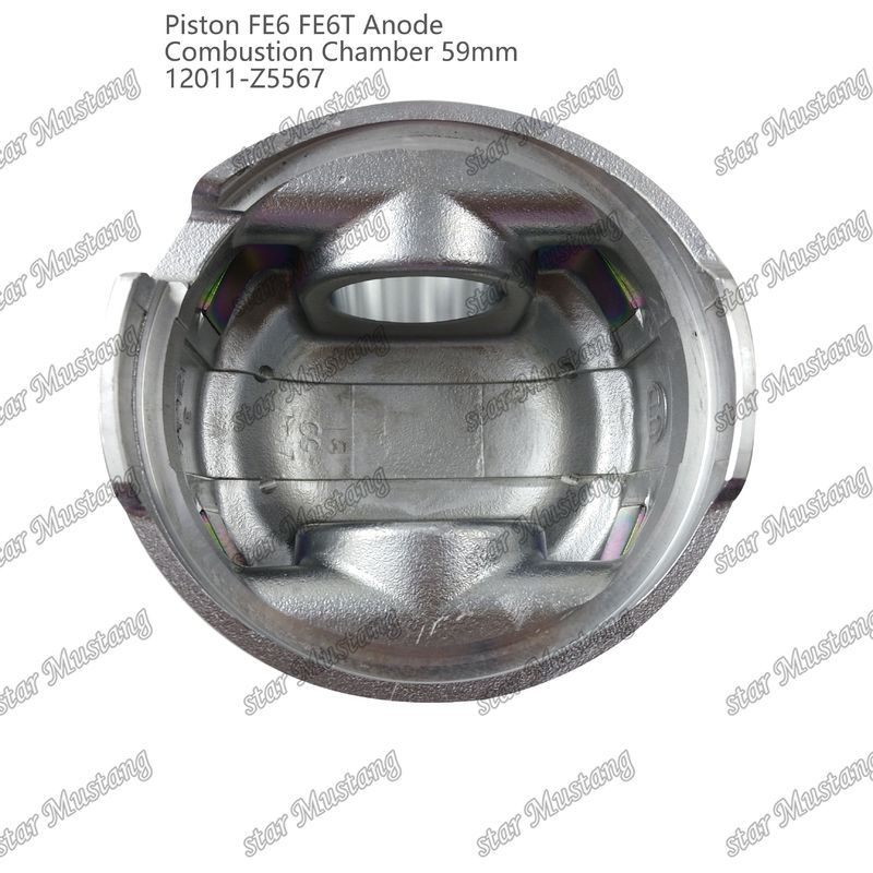 FE6 FE6T Двигатель Пистоновая камера Размер 59 мм 3x2x4 мм 12011-Z5567 Для запасных частей двигателя Nissan
