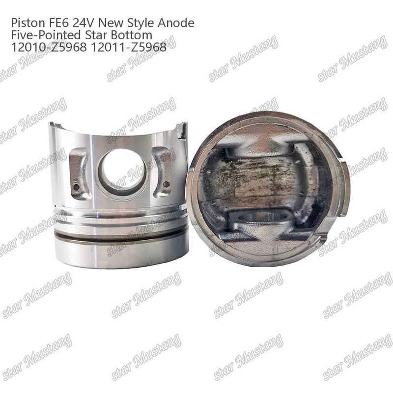 FE6T Двигательный поршень 24В Новый тип 2.5x2x4мм 12011-Z5776 12011-Z5506 12011-Z5968 Для запасных частей двигателя Nissan