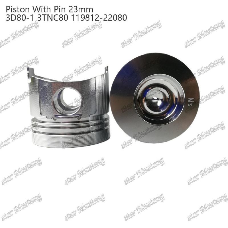 Пистоны 3D80-1 3TNC80 PIN SIZE 23mm 119812-22080 Для Yanmar Дизельные двигатели ремонтные части