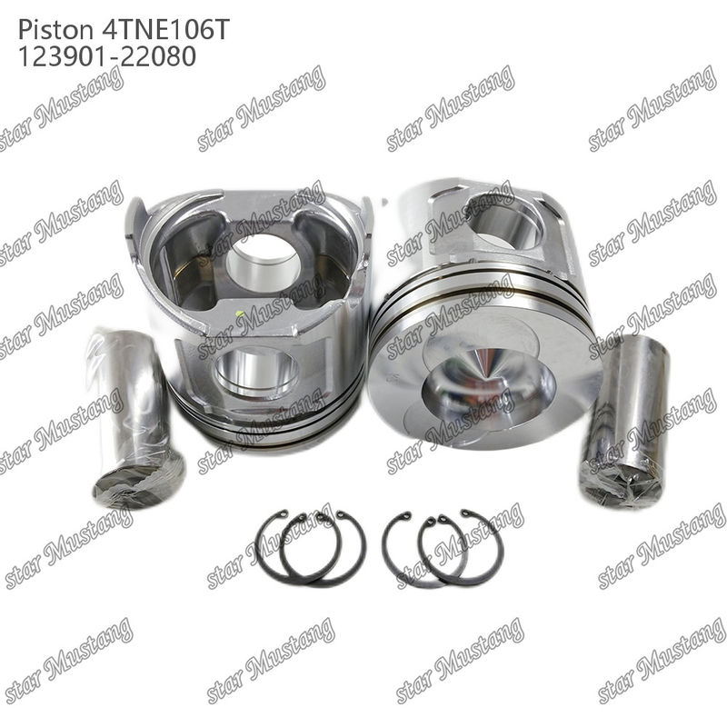 Пистон 4TNE106T с клапаном 123901-22080 для Yanmar Дизельные двигатели