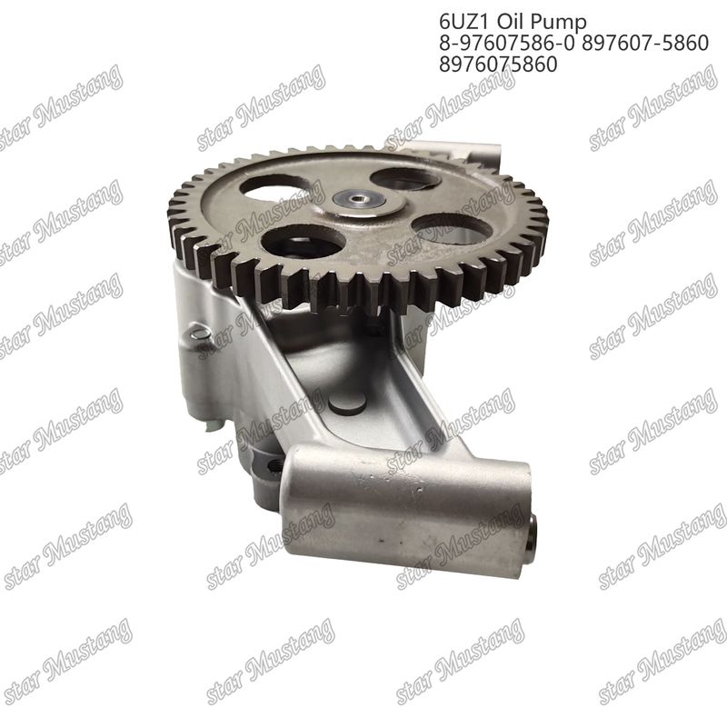 Масляный насос 6UZ1 8-97607586-0 897607-5860 8976075860 Для запасных частей двигателей Isuzu