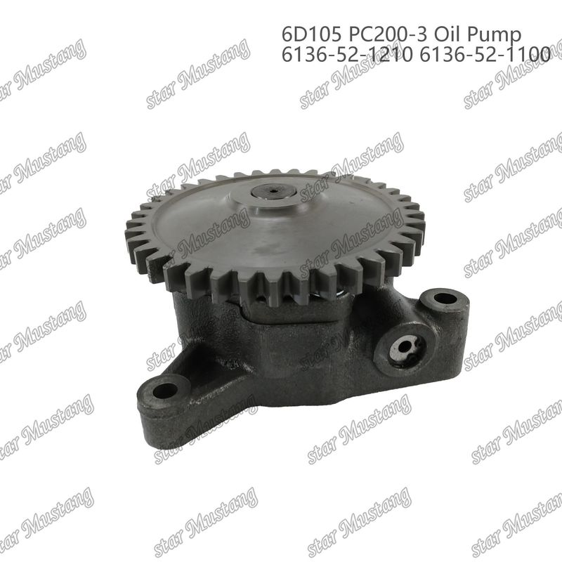 Масляный насос 6D105 PC200-3 6136-52-1210 6136-52-1100 Для запасных частей двигателей Kumatsu