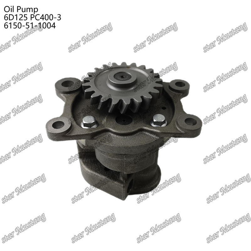Нефтяной насос 6D125 PC400-3 плоский 6150-51-1004 Для Кумацу запасных частей двигателя