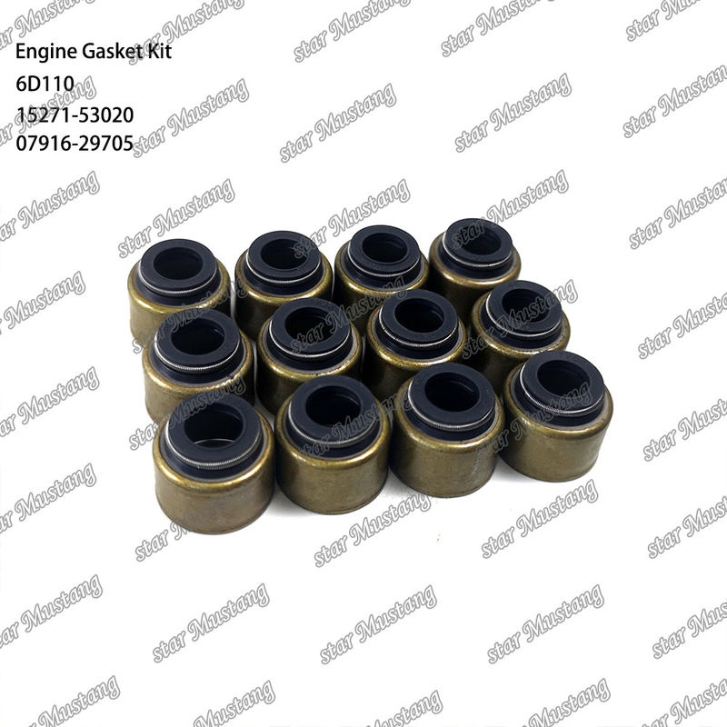 6D110 Полный набор уплотнителей 6138-K1-9901 6138-K2-9901 Подходит для Komatsu