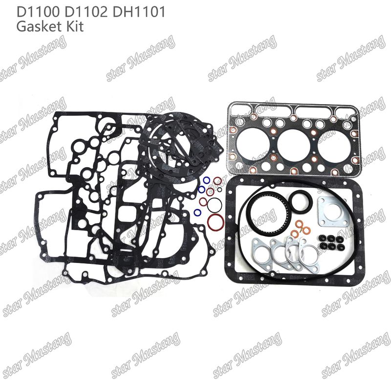 D1100 D1102 DH1101 Полный набор уплотнителя головный уплотнитель 15354-03310 Верхний 07916-24345 Нижний 07916-24980 Подходит для Куботы