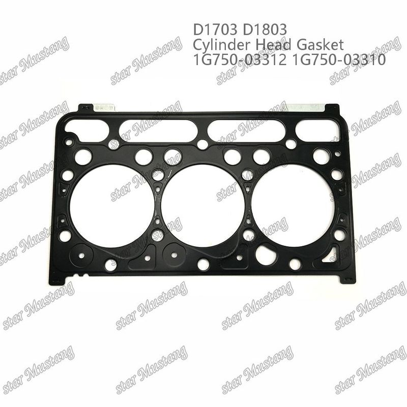 D1703 D1803 Застежка головки цилиндра Металл 1.20 мм 1G750-03312 1G750-03310 Подходит для двигателя Kubota
