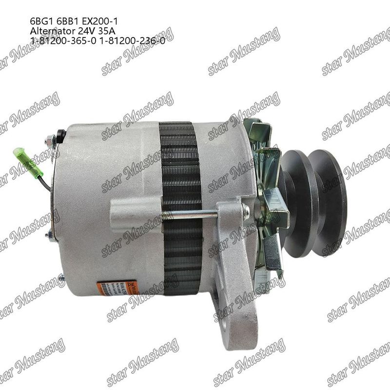 Альтернатор 6BG1 6BB1 EX200-1 24V 35A 1-81200-365-0 1-81200-236-0