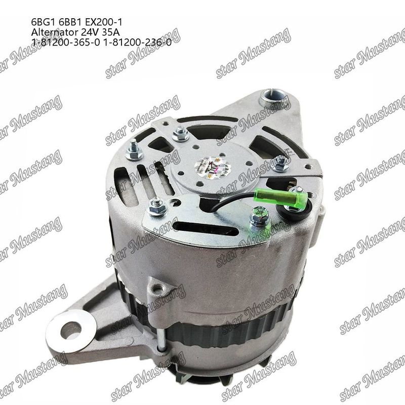 Альтернатор 6BG1 6BB1 EX200-1 24V 35A 1-81200-365-0 1-81200-236-0