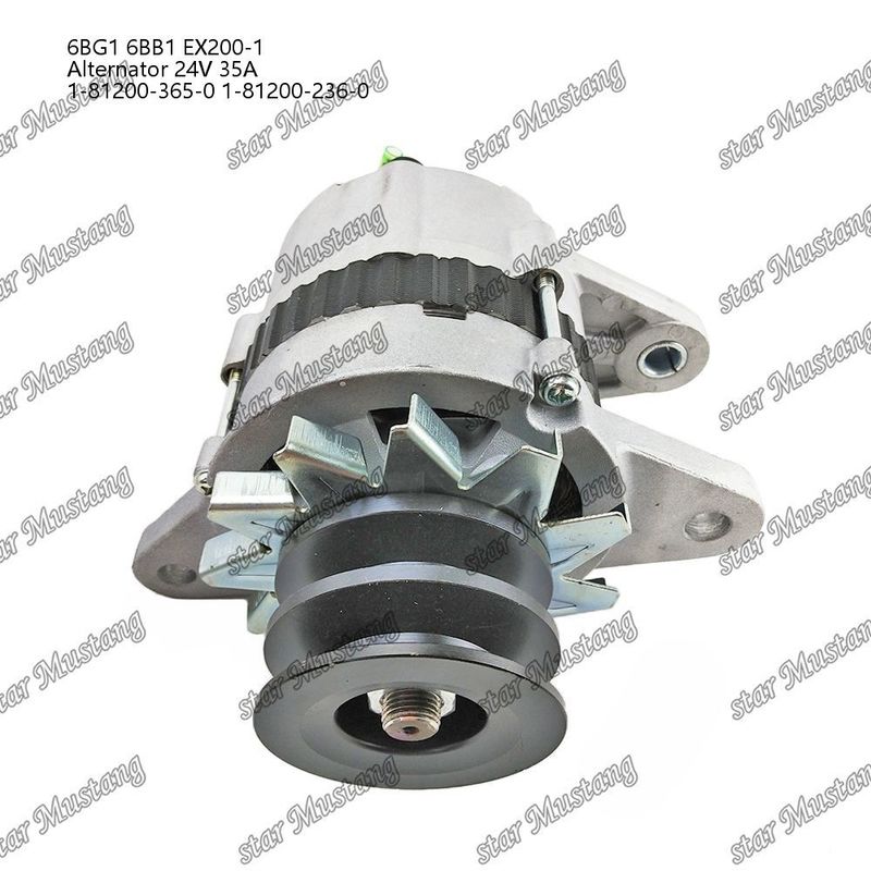 Альтернатор 6BG1 6BB1 EX200-1 24V 35A 1-81200-365-0 1-81200-236-0