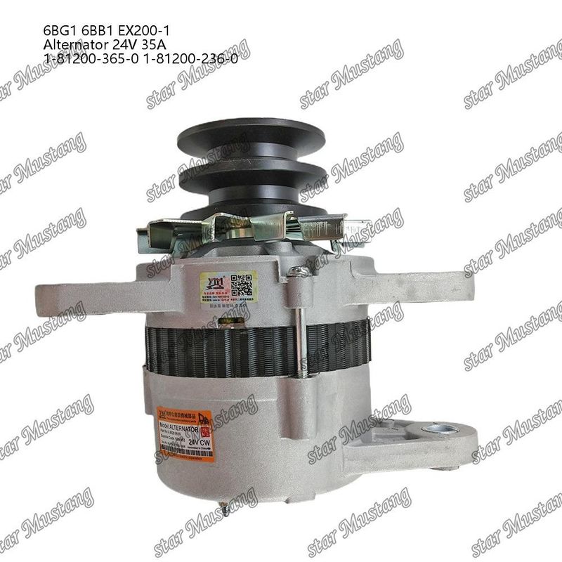 Альтернатор 6BG1 6BB1 EX200-1 24V 35A 1-81200-365-0 1-81200-236-0