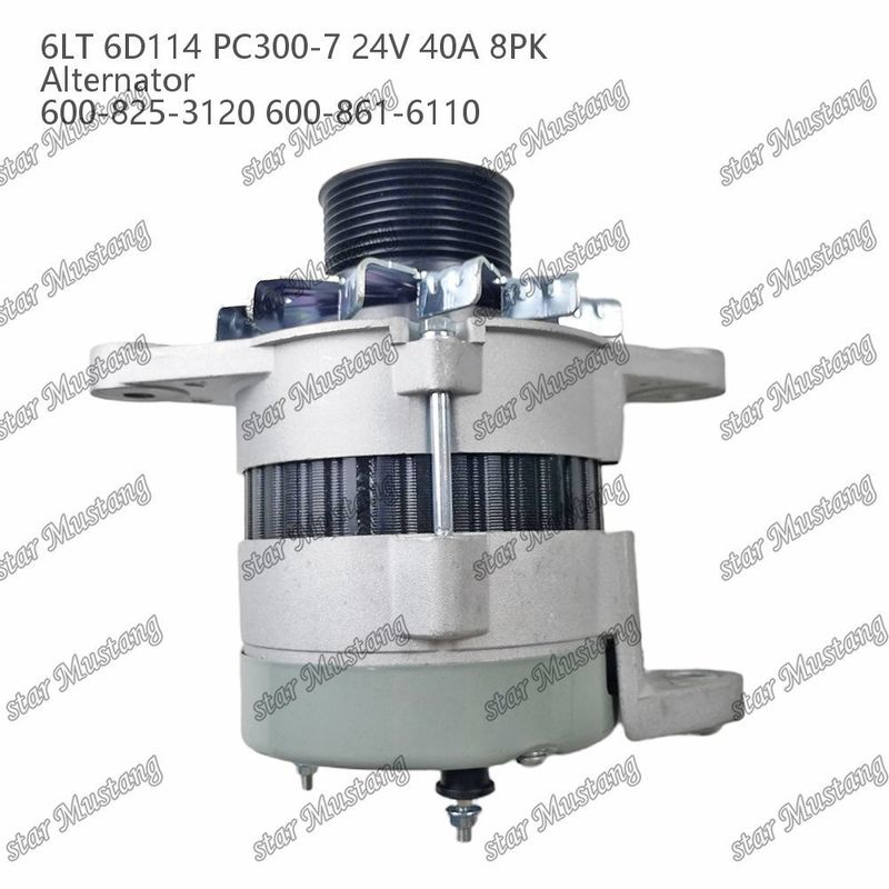 Альтернатор 6LT 6D114 PC300-7 24V 40A 8PK 600-825-3120 600-861-6110