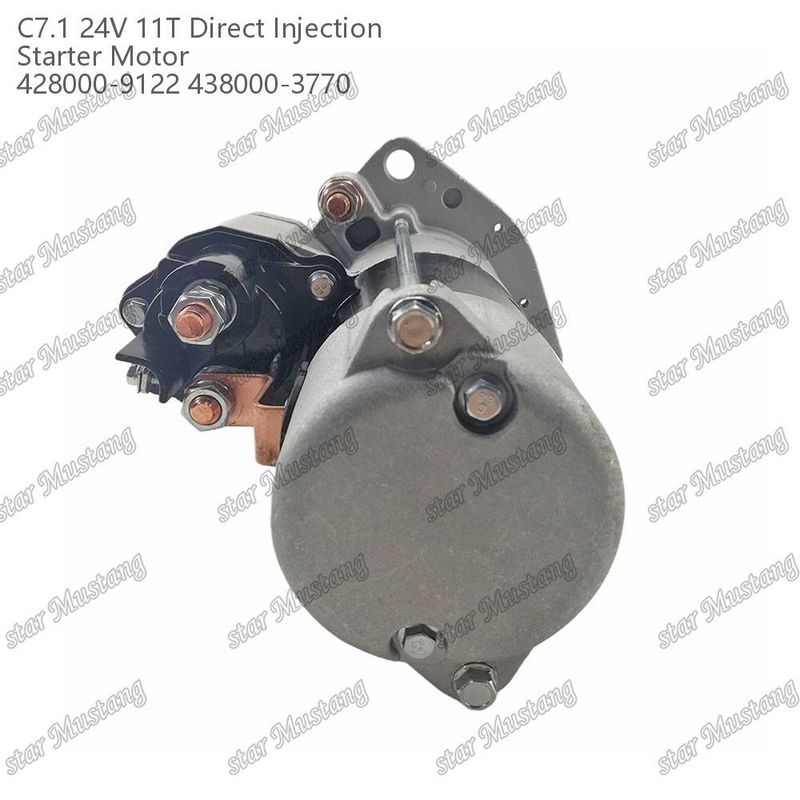 Двигатель стартера двигателя C7.1 DI тип 24V 11T 428000-9122 438000-3770 для запасных частей двигателя Caterpillar