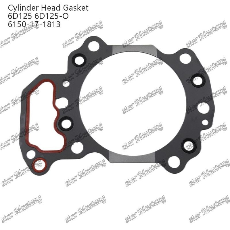 Застежка головки цилиндра 6D125 6D125-O 6150-17-1813 Для запасных частей двигателя KUMATSU