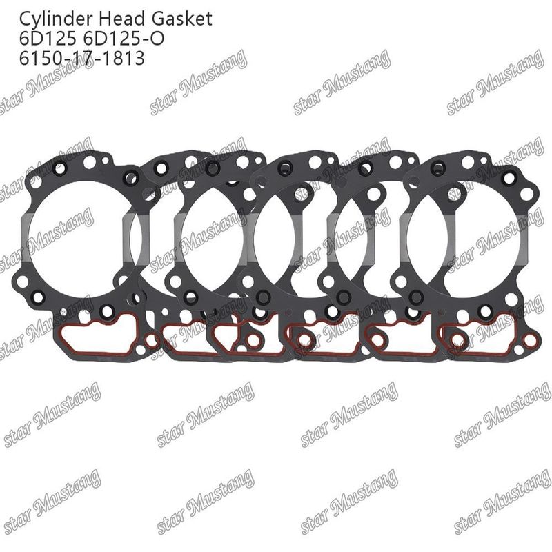 Застежка головки цилиндра 6D125 6D125-O 6150-17-1813 Для запасных частей двигателя KUMATSU