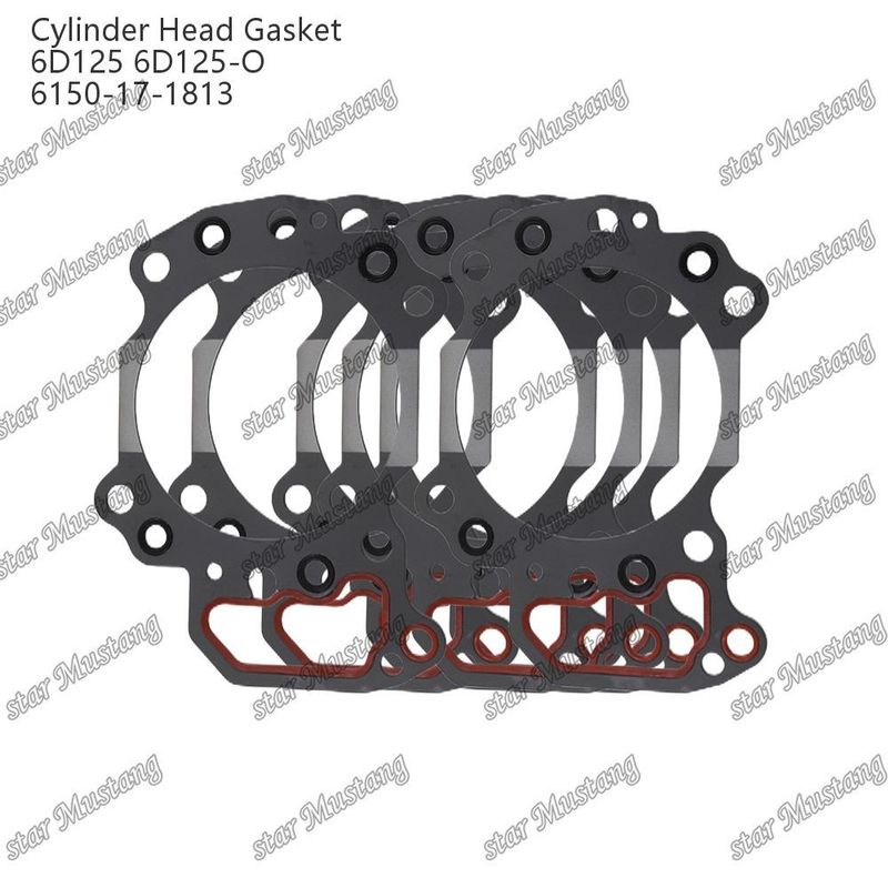 Застежка головки цилиндра 6D125 6D125-O 6150-17-1813 Для запасных частей двигателя KUMATSU