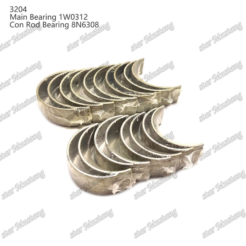 Главный подшипник и подшипник 3204 0.25 1W1661 STD 1W0312 8N6308 для запасных частей двигателей Caterpillar