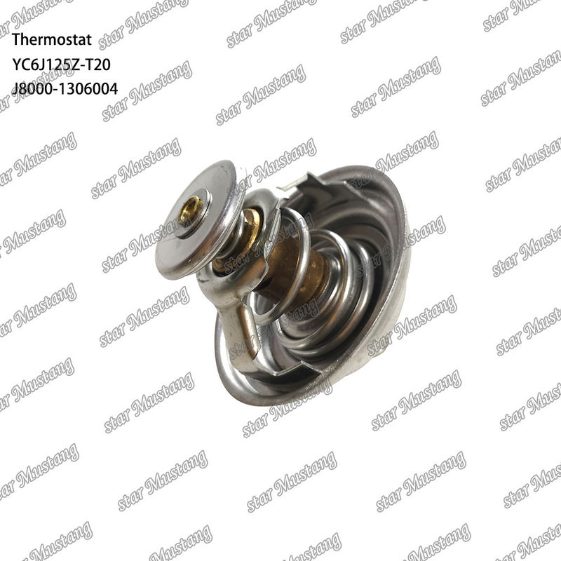 Термостат YC6J125Z-T20 J8000-1306004 75°C Часть двигателя с интегральной структурой и 6 месяцев