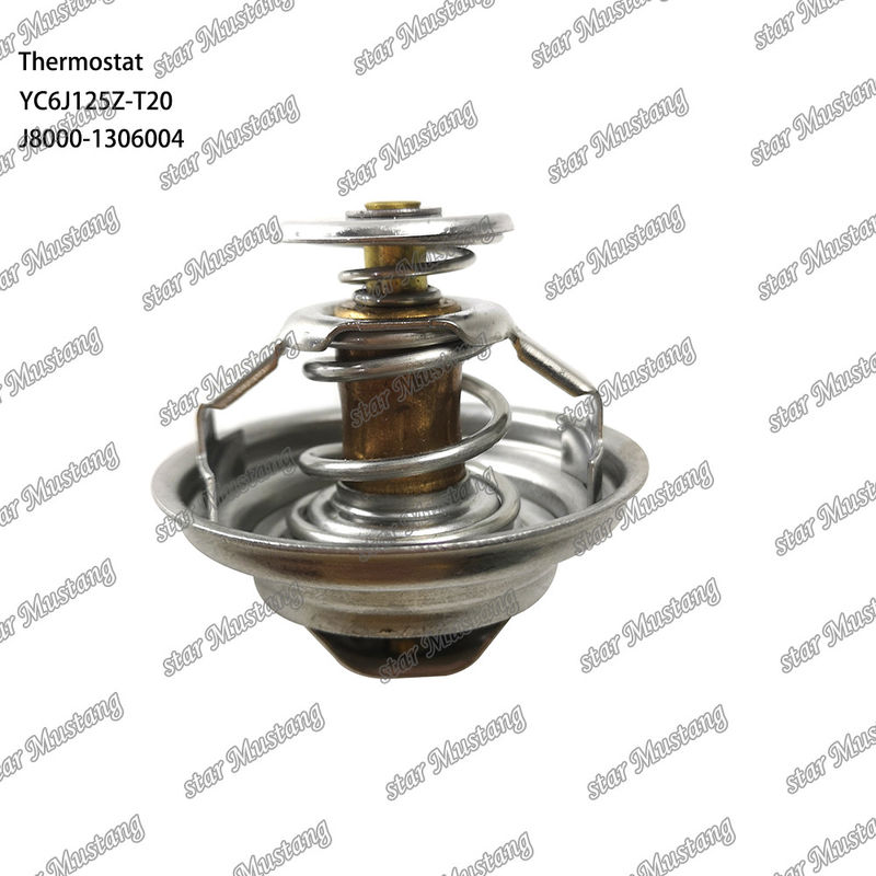 Термостат YC6J125Z-T20 J8000-1306004 75°C Часть двигателя с интегральной структурой и 6 месяцев
