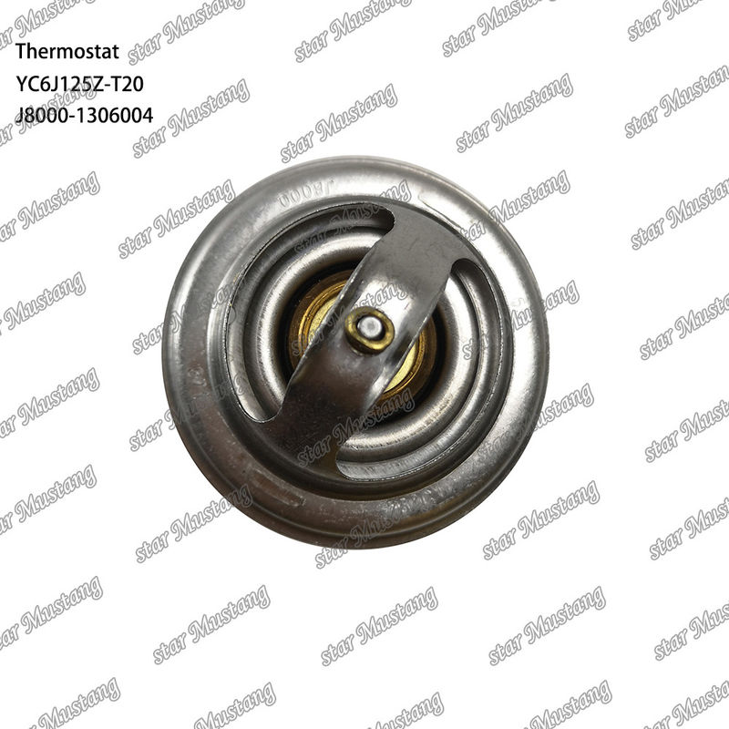 Термостат YC6J125Z-T20 J8000-1306004 75°C Часть двигателя с интегральной структурой и 6 месяцев