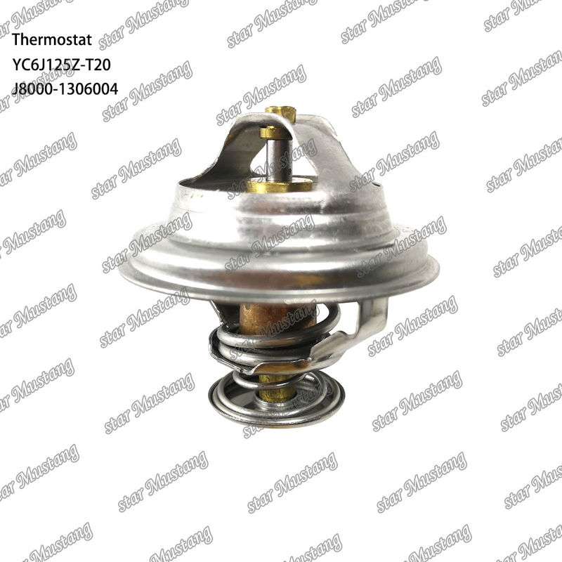 Термостат YC6J125Z-T20 J8000-1306004 75°C Часть двигателя с интегральной структурой и 6 месяцев