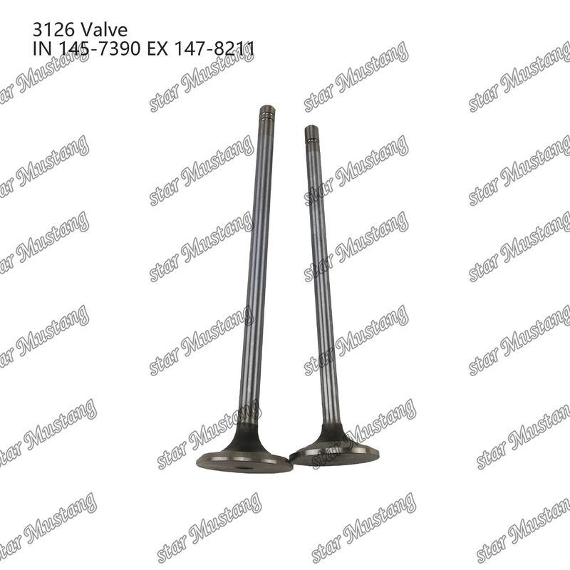 Клапан 3126 Впуск 145-7390 Выпуск 147-8211 Подходит для запасных частей двигателя Caterpillar