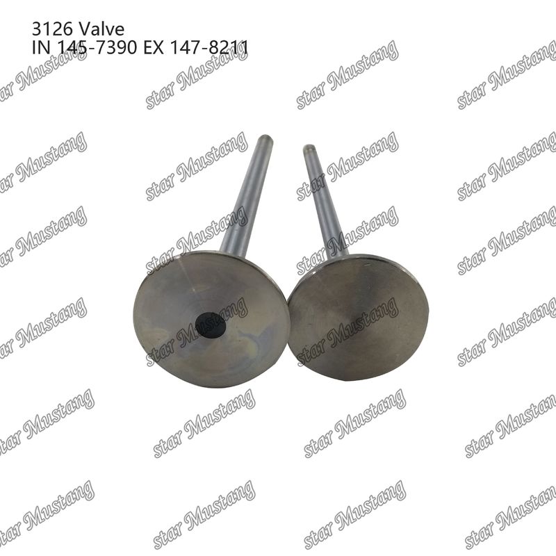 Клапан 3126 Впуск 145-7390 Выпуск 147-8211 Подходит для запасных частей двигателя Caterpillar