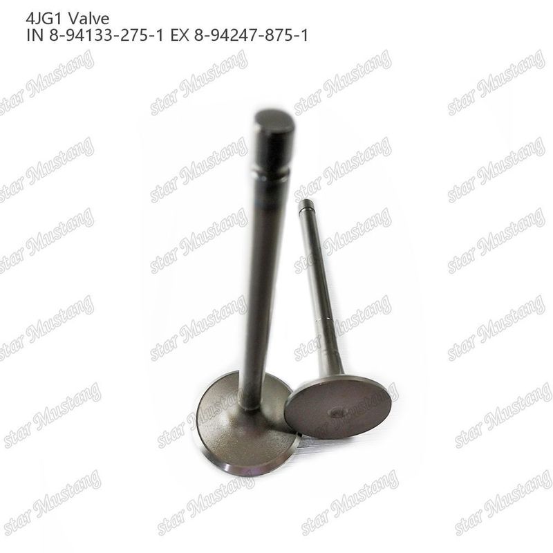 клапан 4JG1 IN 8-94133-275-1 EX 8-94247-875-1 для запасных частей двигателей Isuzu