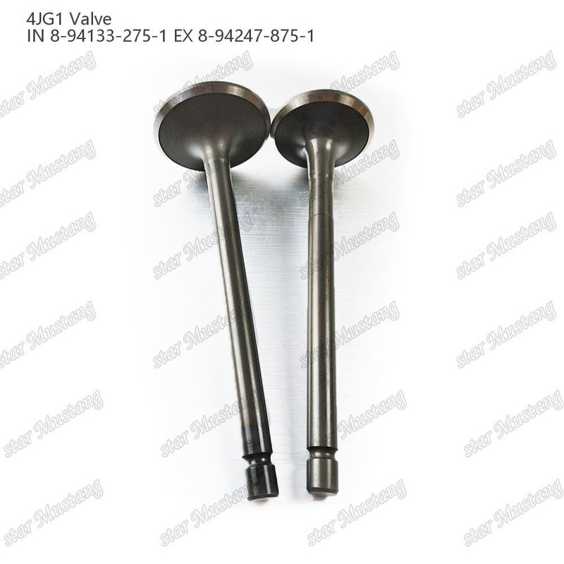 клапан 4JG1 IN 8-94133-275-1 EX 8-94247-875-1 для запасных частей двигателей Isuzu