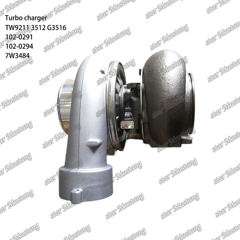 Турбокомпрессор TW9211 3512 G3516 102-0291 102-0294 7W3484 Часть двигателя с интегральной структурой и 6 месяцев