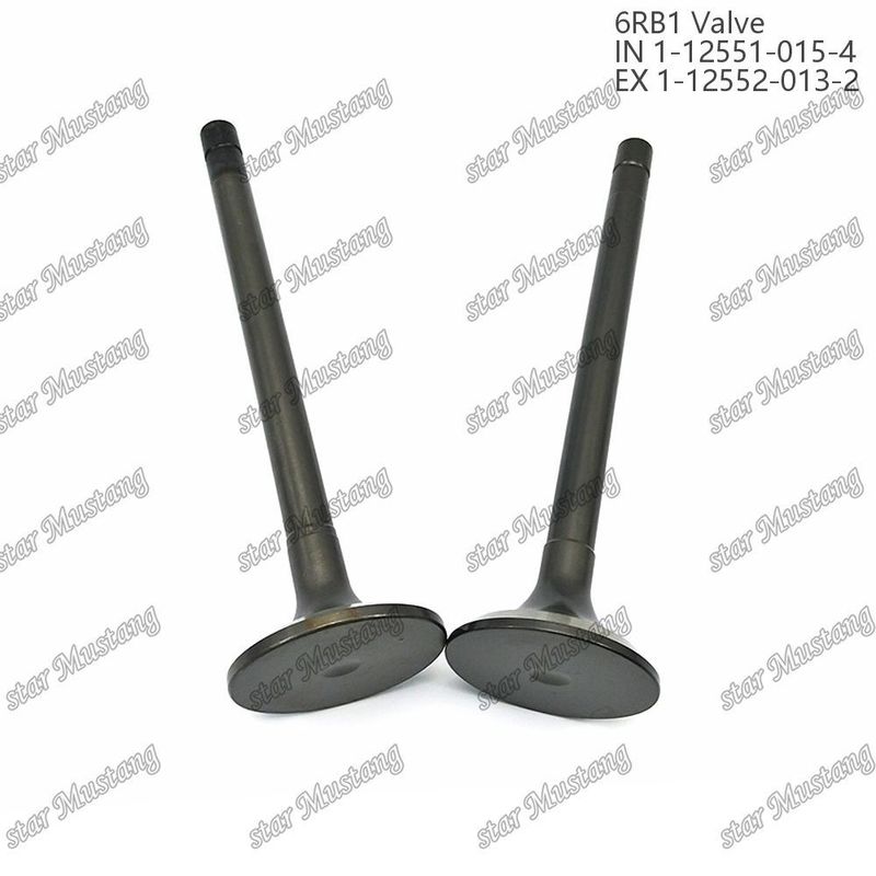 клапан 6RB1 IN 1-12551-015-4 EX 1-12552-013-2 Подходит для запасных частей двигателей Isuzu