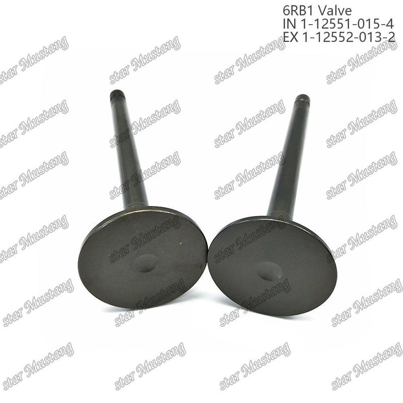 клапан 6RB1 IN 1-12551-015-4 EX 1-12552-013-2 Подходит для запасных частей двигателей Isuzu