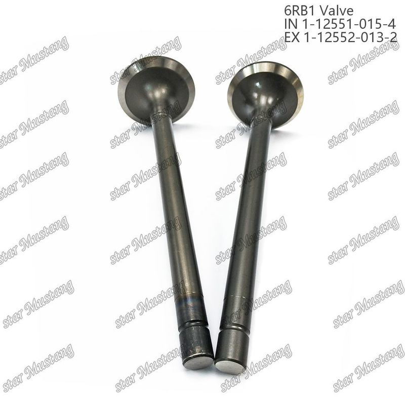 клапан 6RB1 IN 1-12551-015-4 EX 1-12552-013-2 Подходит для запасных частей двигателей Isuzu