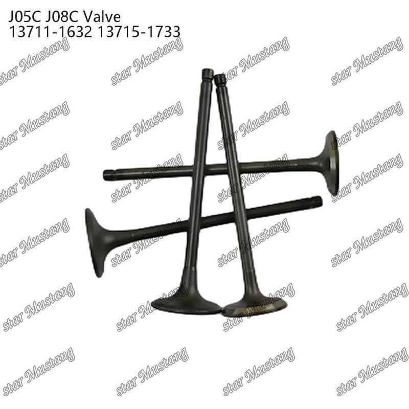 Клапан J05C J08C 13711-1632 13715-1733 Подходит для запасных частей двигателя Hino